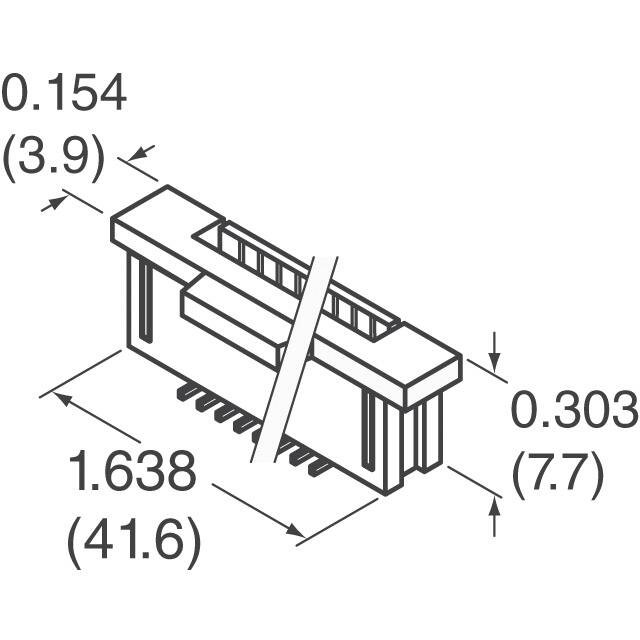 3-1734248-6 TE Connectivity AMP Connectors  FFC FPC (Flat Flexible) Connector Assemblies